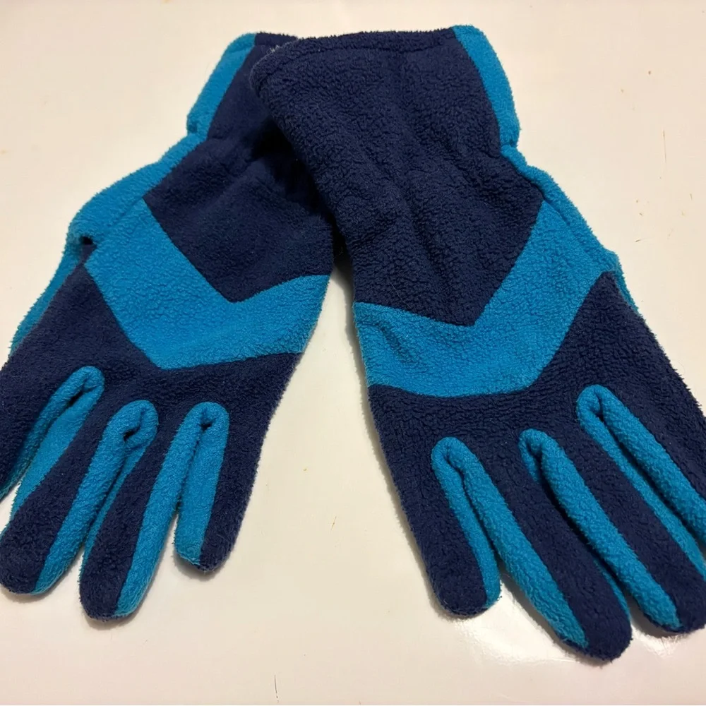 Target Kids Fleece Glove - Navy and Teal